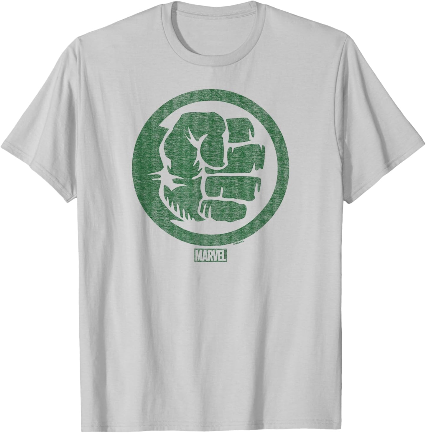 Hulk - Fist Symbol T-Shirt - T-Shirt | Ash