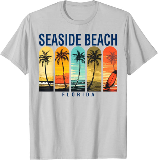 Seaside Beach Florida Men Beach Rider Women T-Shirt - T-Shirt | Ash