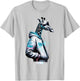 Synthwave Cyberpunk Giraffe Lover Shirt Futuristic Giraffe T-Shirt - T-Shirt | Ash