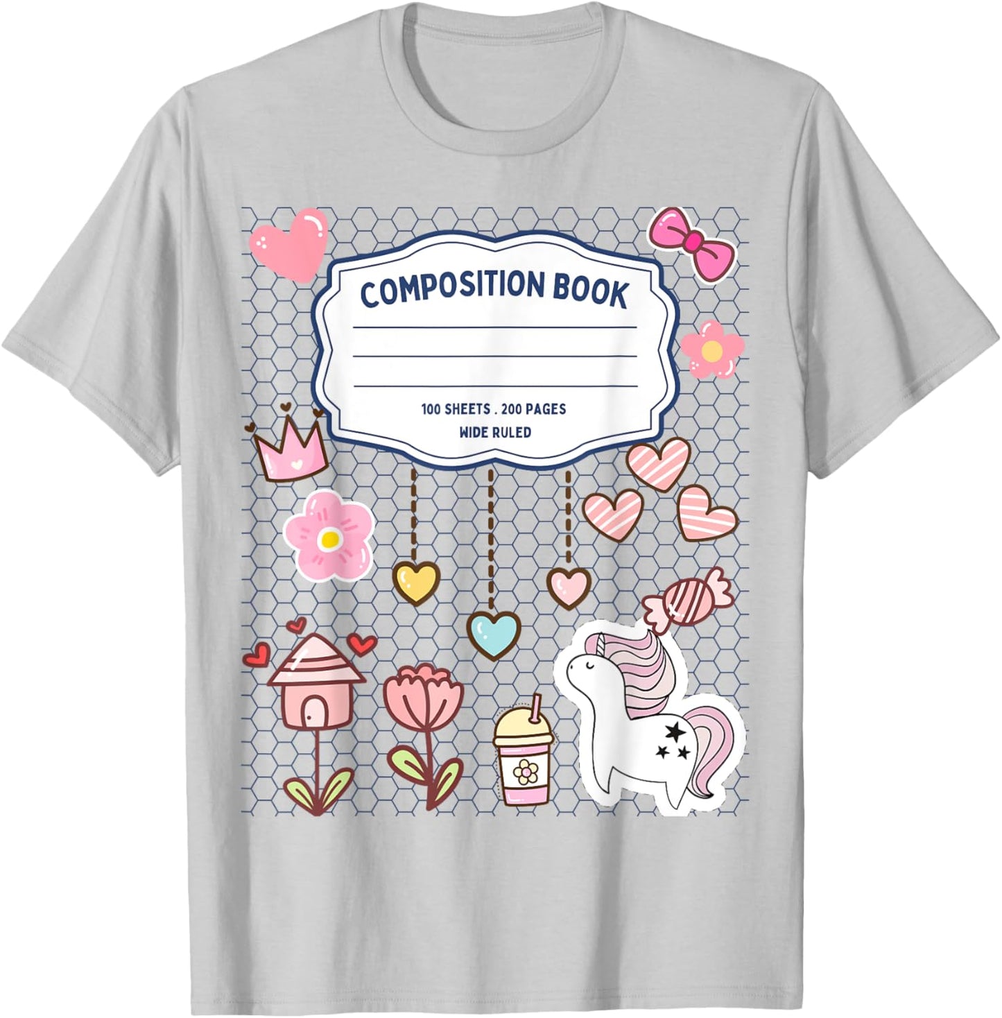 Composition Notebook Costume Matching Group Halloween T-Shirt - T-Shirt | Ash