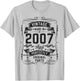 Vintage 2007 19yr 19th Birthday Gifts 19 Years Old T-Shirt - T-Shirt | Ash