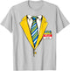 Yellow Bob Funny Halloween Costume Zombie Tuxedo Suit Tux T-Shirt - T-Shirt | Ash