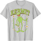 Disney The Muppets Kermit Smile with Spring Daisie Flowers T-Shirt - T-Shirt | Ash