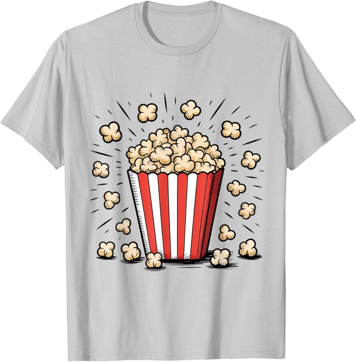 Popcorn T-Shirt - T-Shirt | Ash