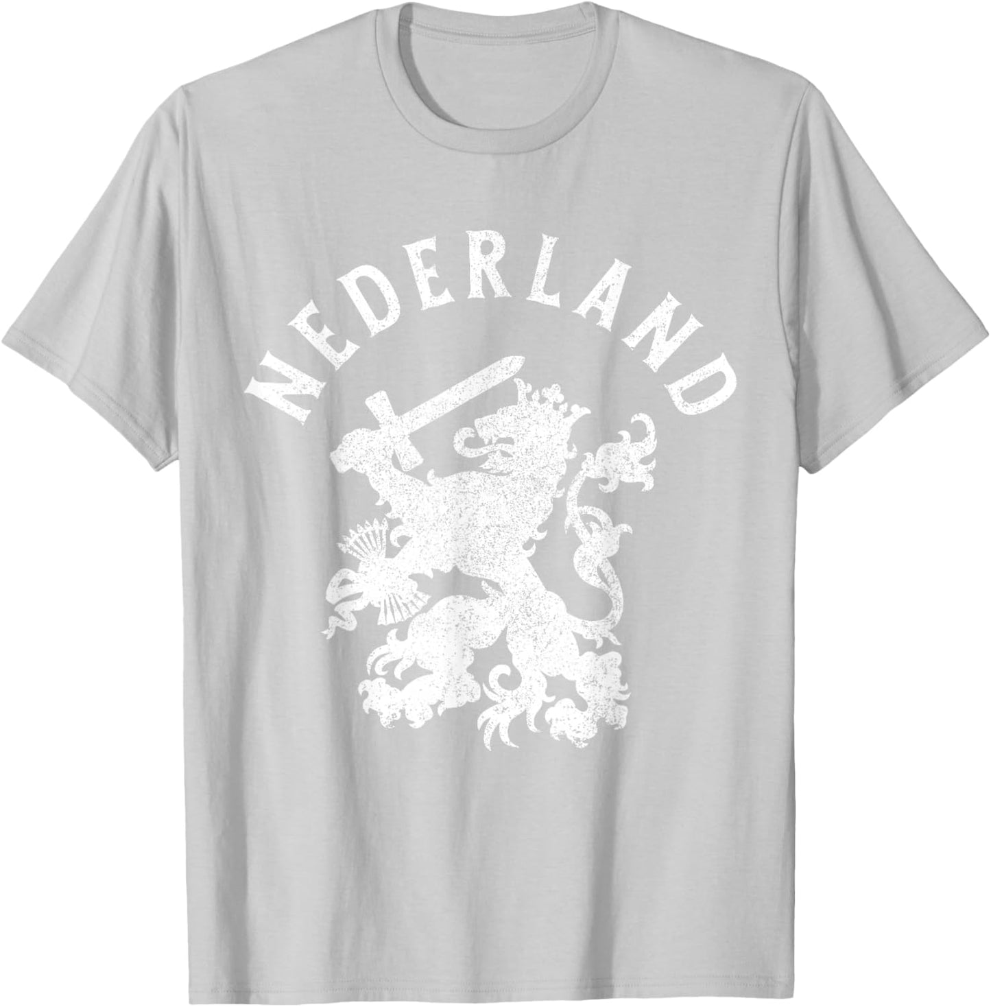 Nederland Netherlands Lion Holland Vintage Orange T-Shirt - T-Shirt | Ash