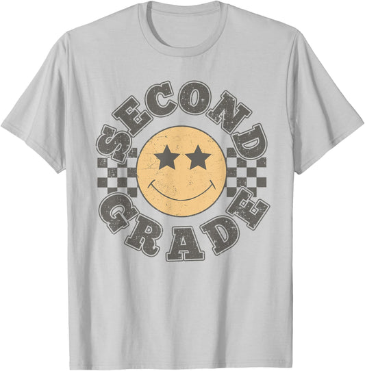 Second Grade Teacher First Day Of 2nd Grade Back To School T-Shirt - T-Shirt | Ash