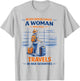 Travel Never Underestimate A Woman Travelling Her Seventies T-Shirt - T-Shirt | Ash
