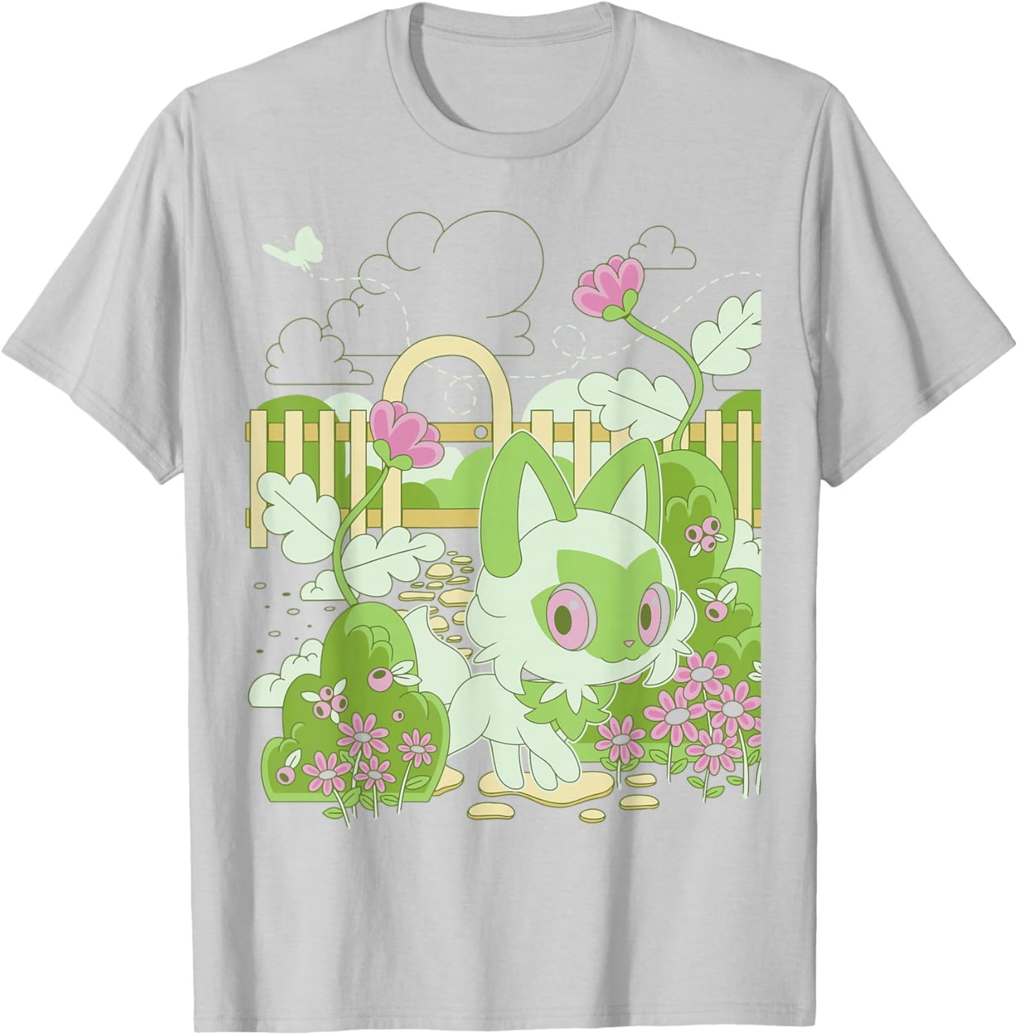 Pokémon - Sprigatito Nature T-Shirt - T-Shirt | Ash