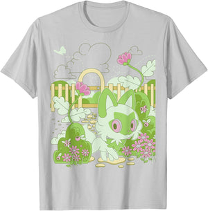 Pokémon - Sprigatito Nature T-Shirt - T-Shirt | Ash