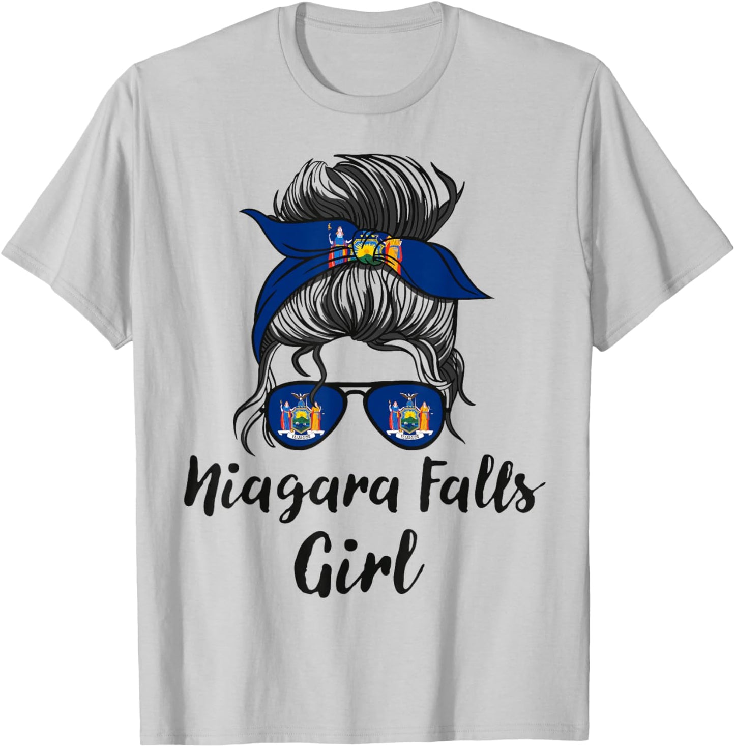 Niagara Falls New York Women Girl T-Shirt - T-Shirt | Ash