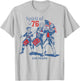 Spirit of 76 Vintage 4th of July T-Shirt - T-Shirt | Ash