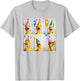 Happy Duck Face Farmyard Chick Colorful Bird Birthday Duck T-Shirt - T-Shirt | Ash