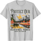 Protect Our National Parks Defund Doge Parks Not Profits T-Shirt - T-Shirt | Ash