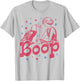 Boop Vintage Girl and Eagle Funny Patriotic Retro Art T-Shirt - T-Shirt | Ash
