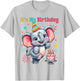 It's My Birthday Boys Girls Kids Toddler Elephant Birthday T-Shirt - T-Shirt | Ash