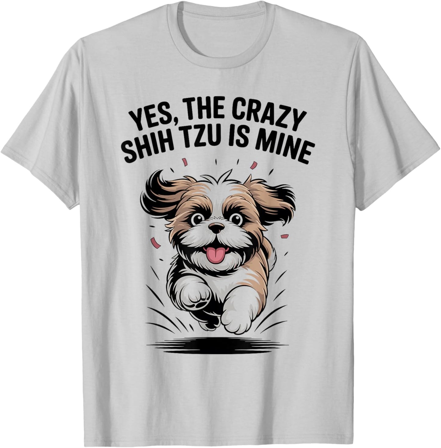 Toy Pet Small Breed Dog Lion Lover Funny Cute Shih Tzu T-Shirt - T-Shirt | Ash