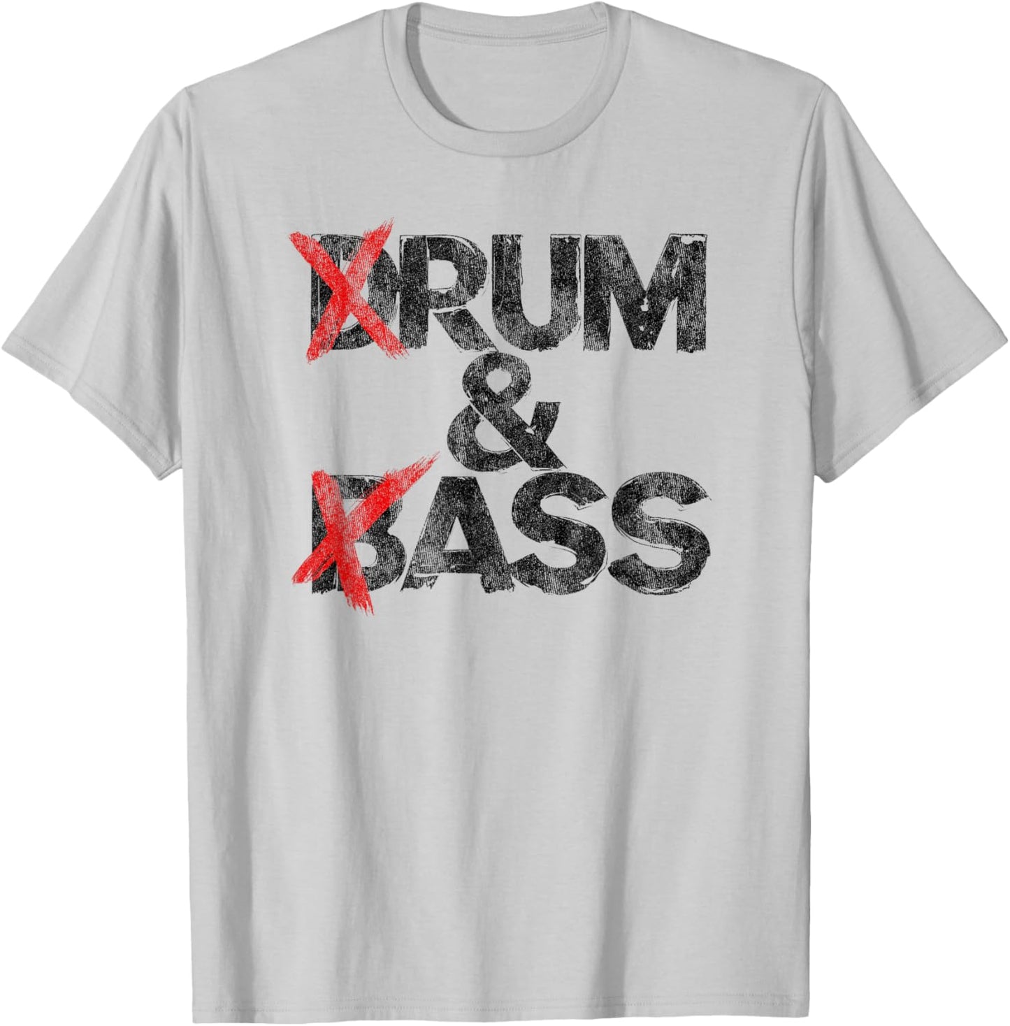 Drum And Bass Rum & Ass Vintage T-Shirt - T-Shirt | Ash