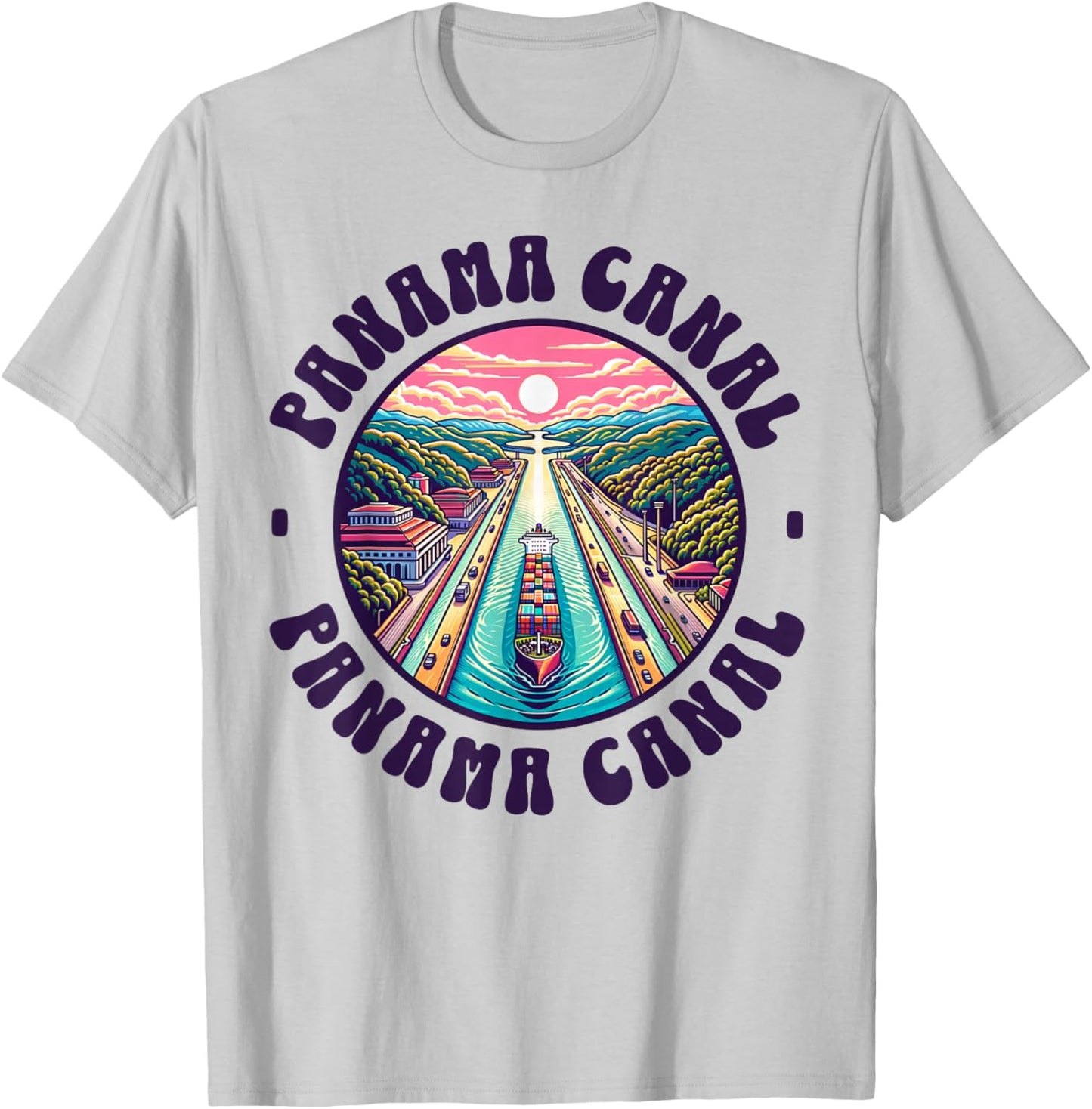 Panama Canal T-Shirt - T-Shirt | Ash