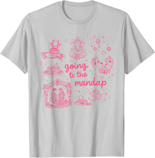 Indian Bride to Be Bridal Shower Dulhan Going to The Mandap T-Shirt - T-Shirt | Ash