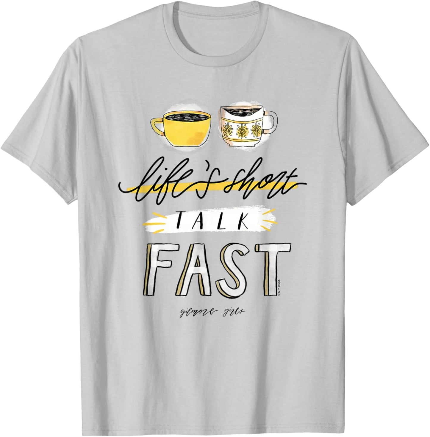 Gilmore Girls Life's Short Talk Fast T-Shirt - T-Shirt | Ash