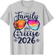 Family Cruise 2026 Summer Vacation Matching Family Cruise T-Shirt - T-Shirt | Ash