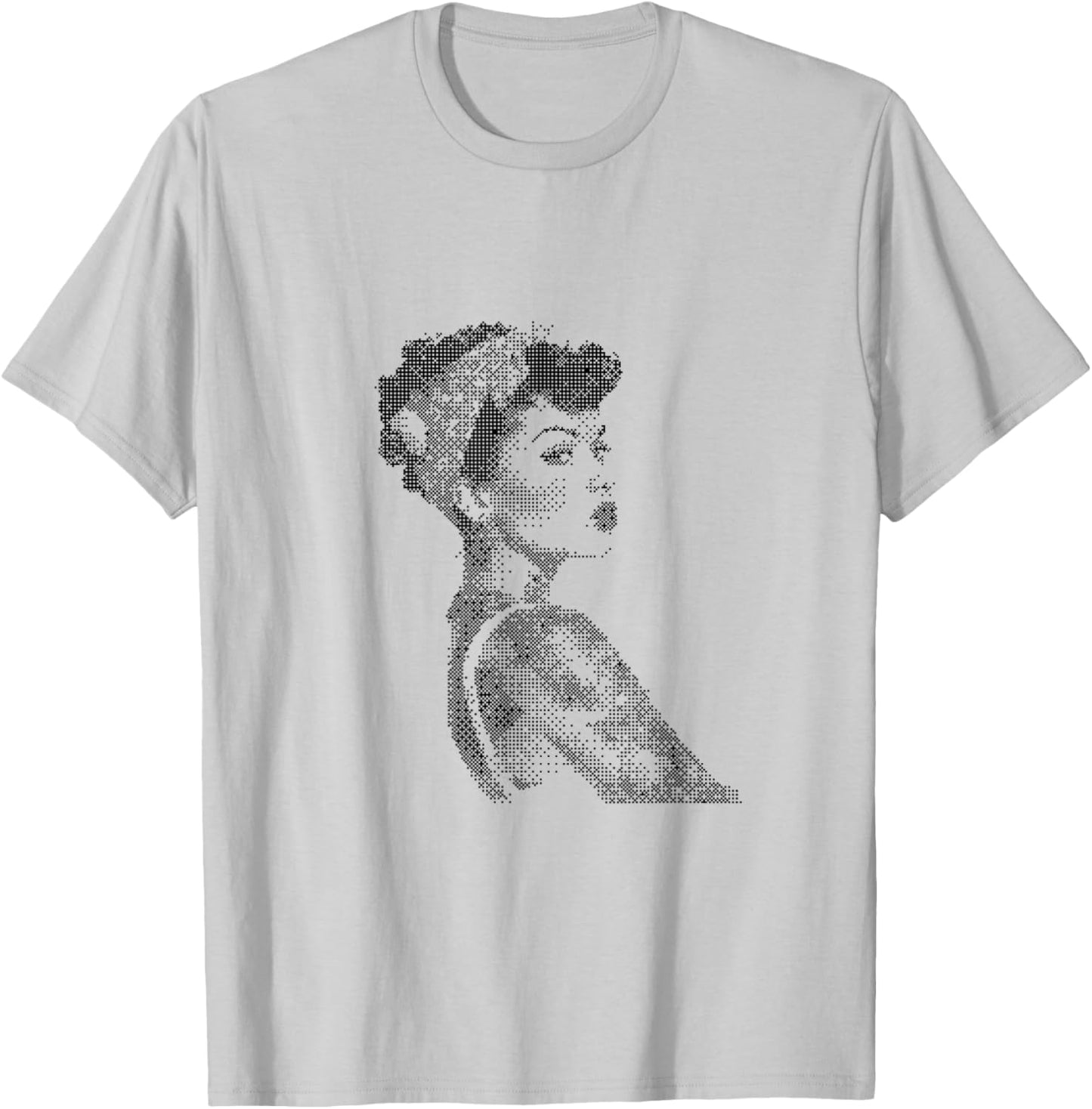 Retro Pin-Up Woman Glamour Art T-Shirt - T-Shirt | Ash