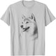 Vintage Shiba Inu Drawing Art Design T-Shirt - T-Shirt | Ash