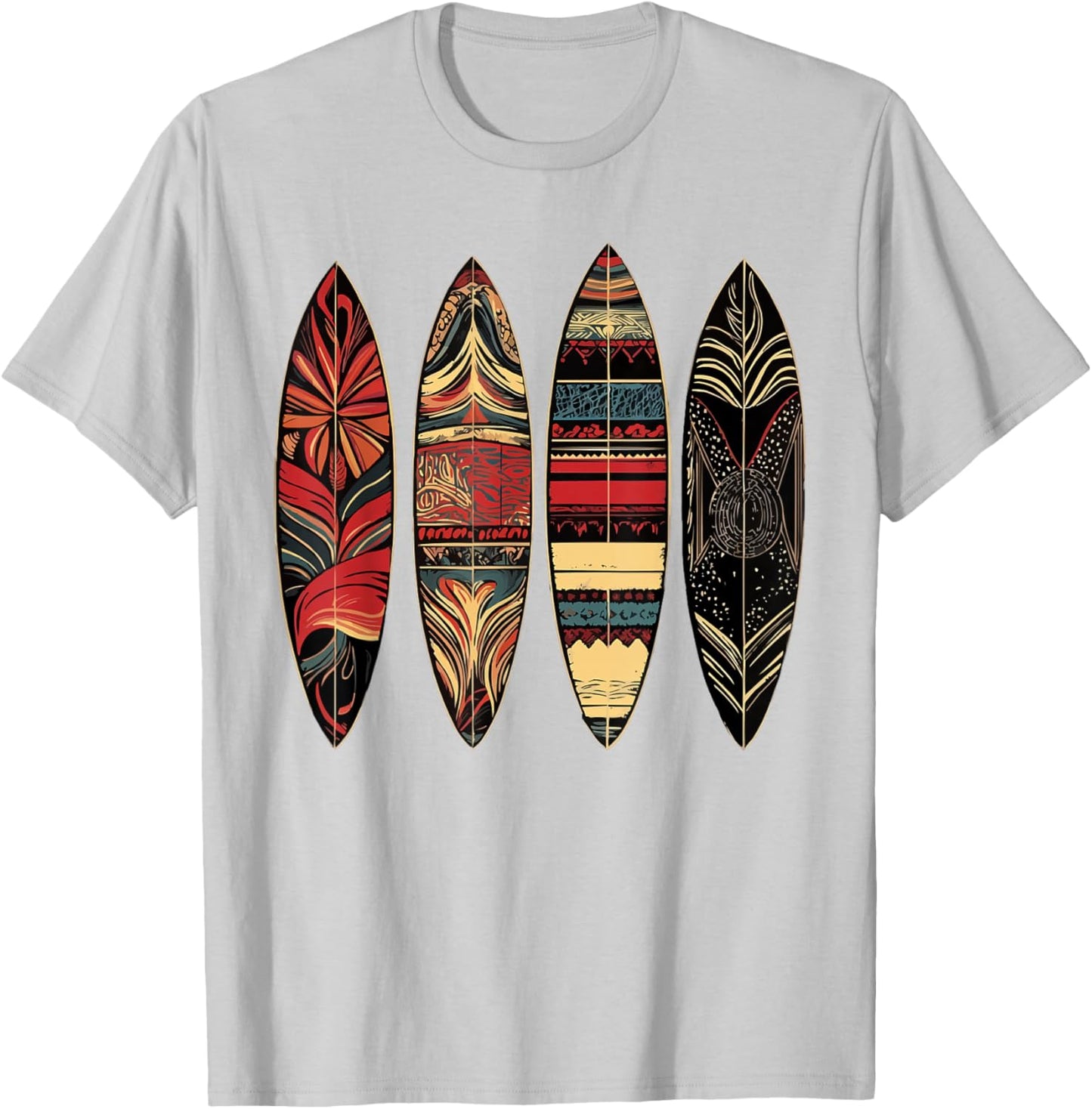 Hawaii Surfboarder Lifestyle Beach Surf Surf Summer Camps , Red, S T-Shirt - T-Shirt | Ash