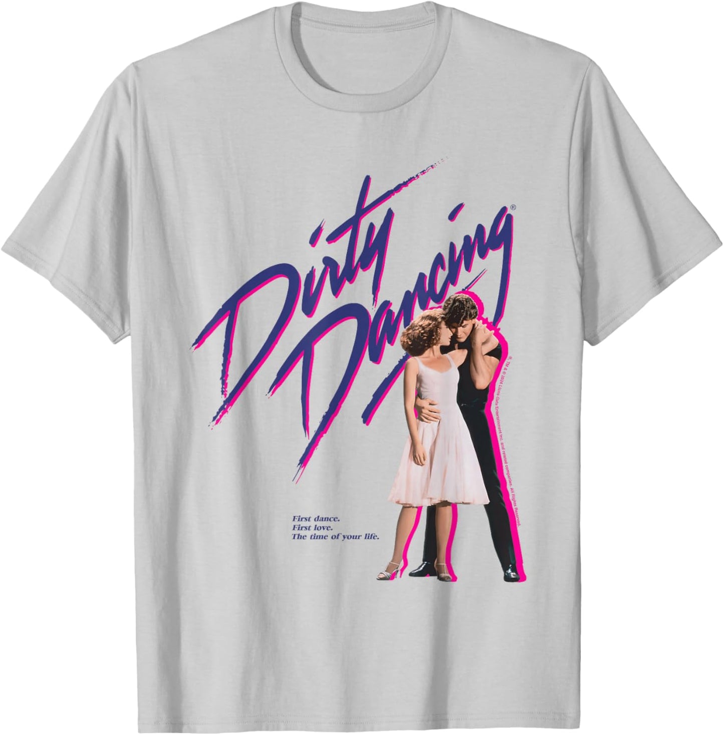 Dirty Dancing Classic Movie Poster Art T-Shirt - T-Shirt | Ash