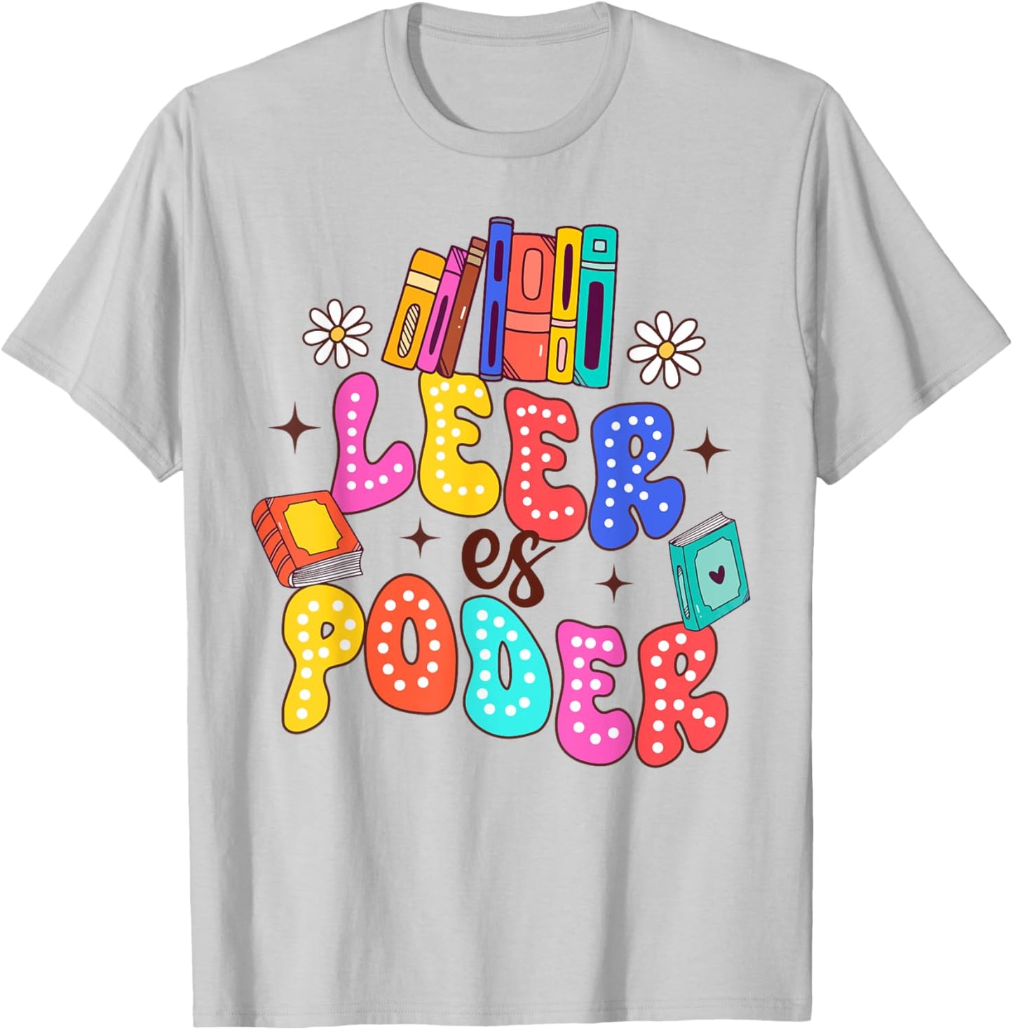 Spanish Teacher Life Teaching Maestra Mastro Leer Es Poder T-Shirt - T-Shirt | Ash