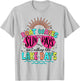 Boat Wave Sun Rays Ain't Nothing Like Lake Days Summer T-Shirt - T-Shirt | Ash