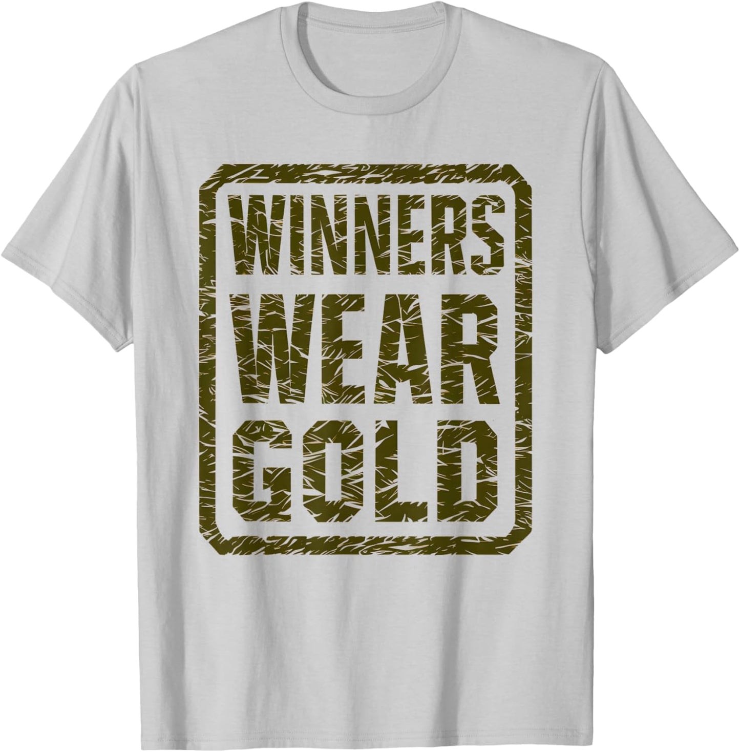 Retro Winners WEAR Gold Team Tournament War Game Day T-Shirt - T-Shirt | Ash