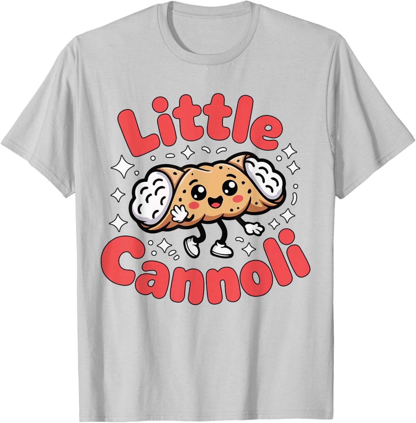 Toddler Little Cannoli Cute Italian Food Funny Italy Italia T-Shirt - T-Shirt | Ash