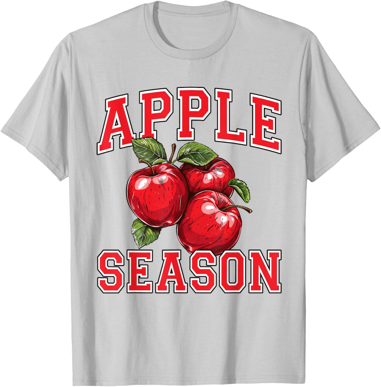 Apple Picking Season Farm Fresh Farmer Apple Orchard Harvest T-Shirt - T-Shirt | Ash
