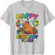 Kawaii Capybara Birthday Girl Cute Animal Party T-Shirt - T-Shirt | Ash