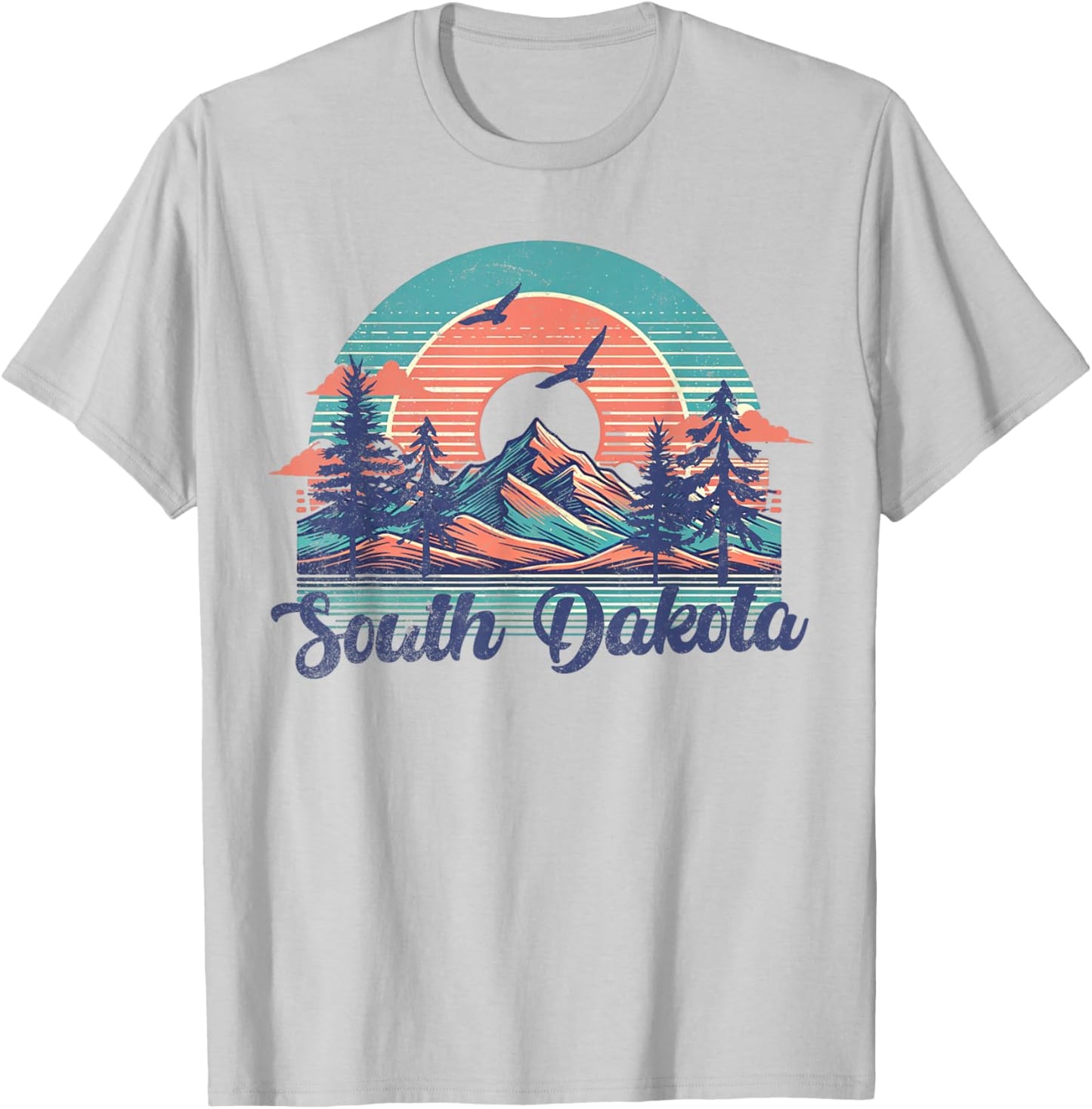 South Dakota T-Shirt - T-Shirt | Ash