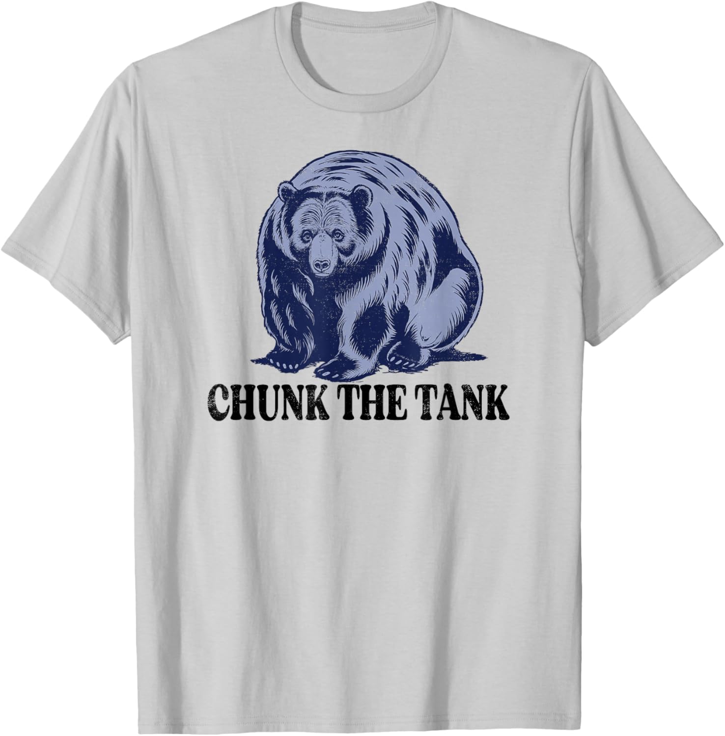 Alaska Wild Animals Nature of Fat Wild Bear Week Chunk T-Shirt - T-Shirt | Ash