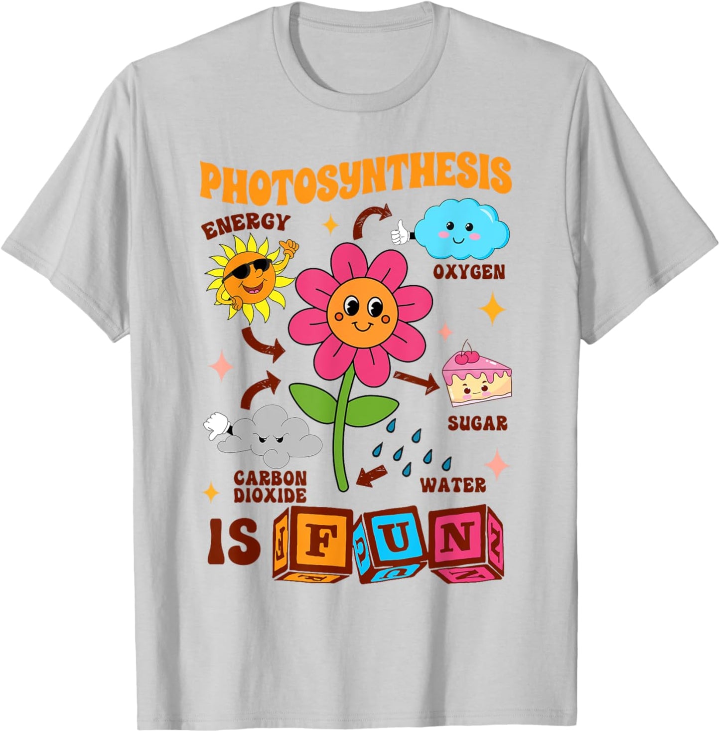 Science Lover Nature Outdoor Teacher Photosynthesis Is Fun Women T-Shirt - T-Shirt | Ash