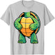 Turtle Shirt Adult Kids Men Women Turtle Shell Body Costume T-Shirt - T-Shirt | Ash