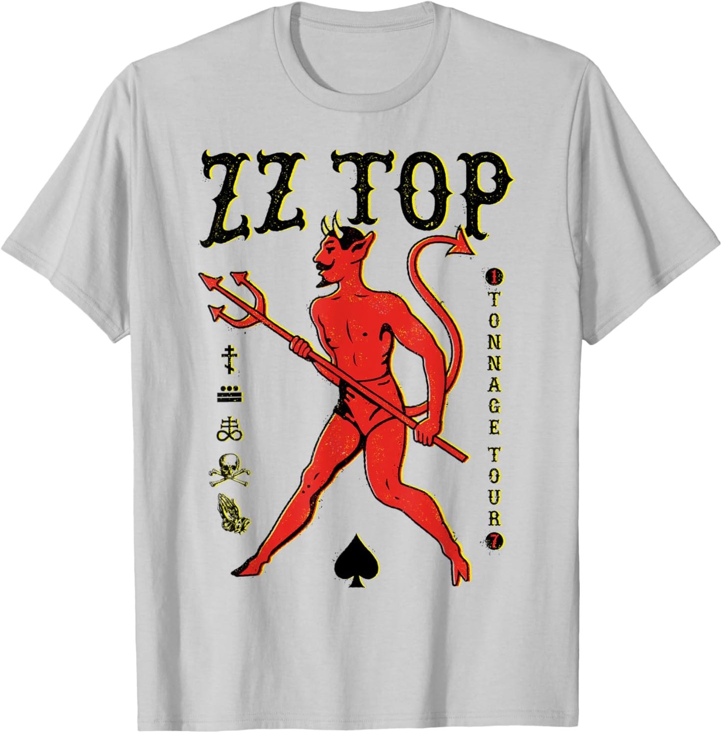 ZZ Top El Diablo T-Shirt - T-Shirt | Ash
