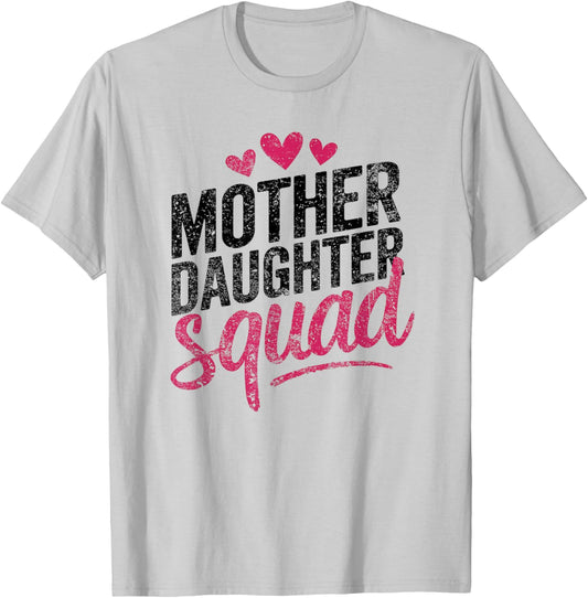 Mother Daughter Squad Matching Mom Mother Daughter Mommy T-Shirt - T-Shirt | Ash