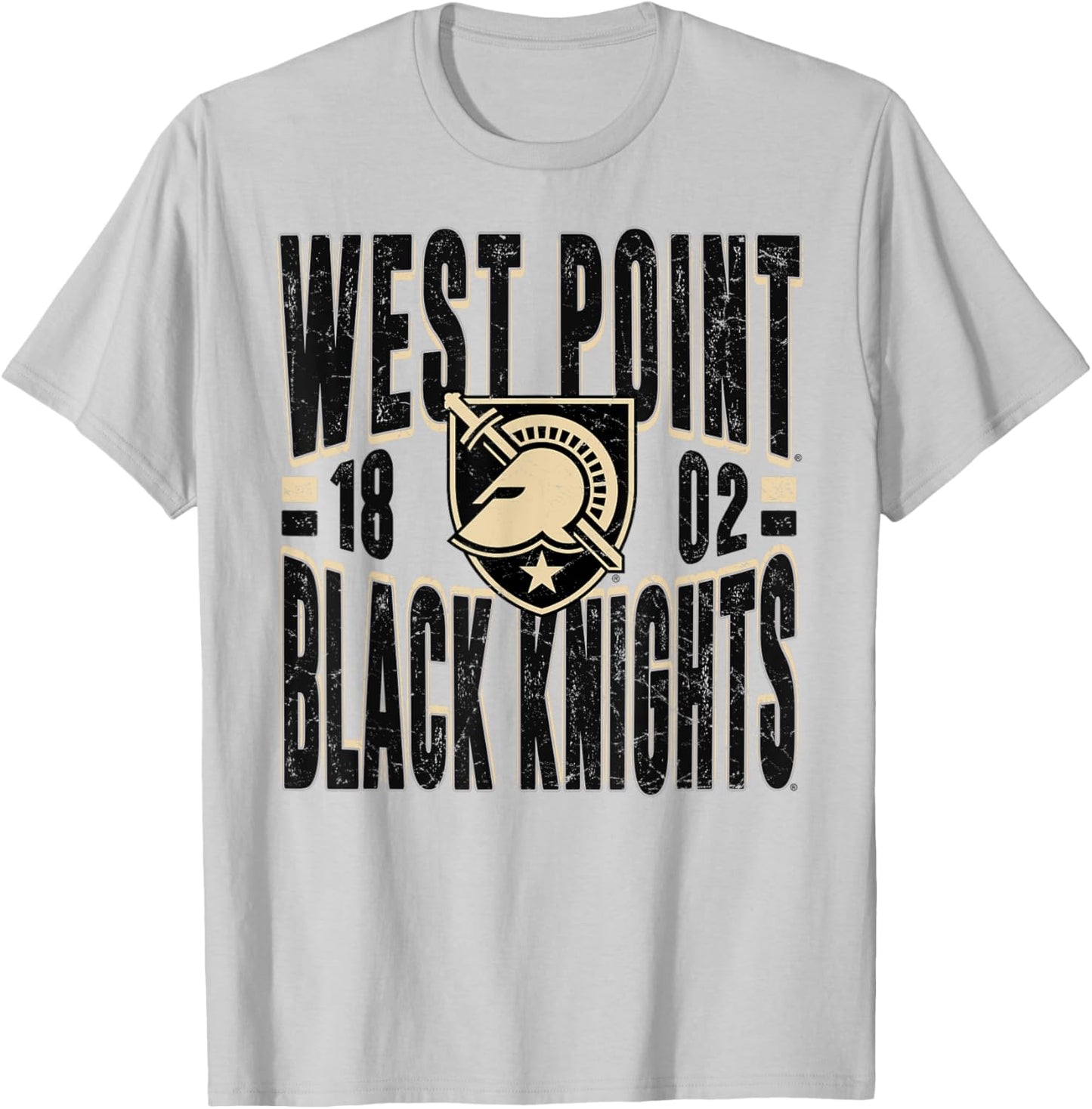 Army Black Knights Vintage 90's Retro Gray T-Shirt - T-Shirt | Ash