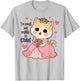 Christian Kids I Am Small But Mighty in Christ Cute Cat T-Shirt - T-Shirt | Ash