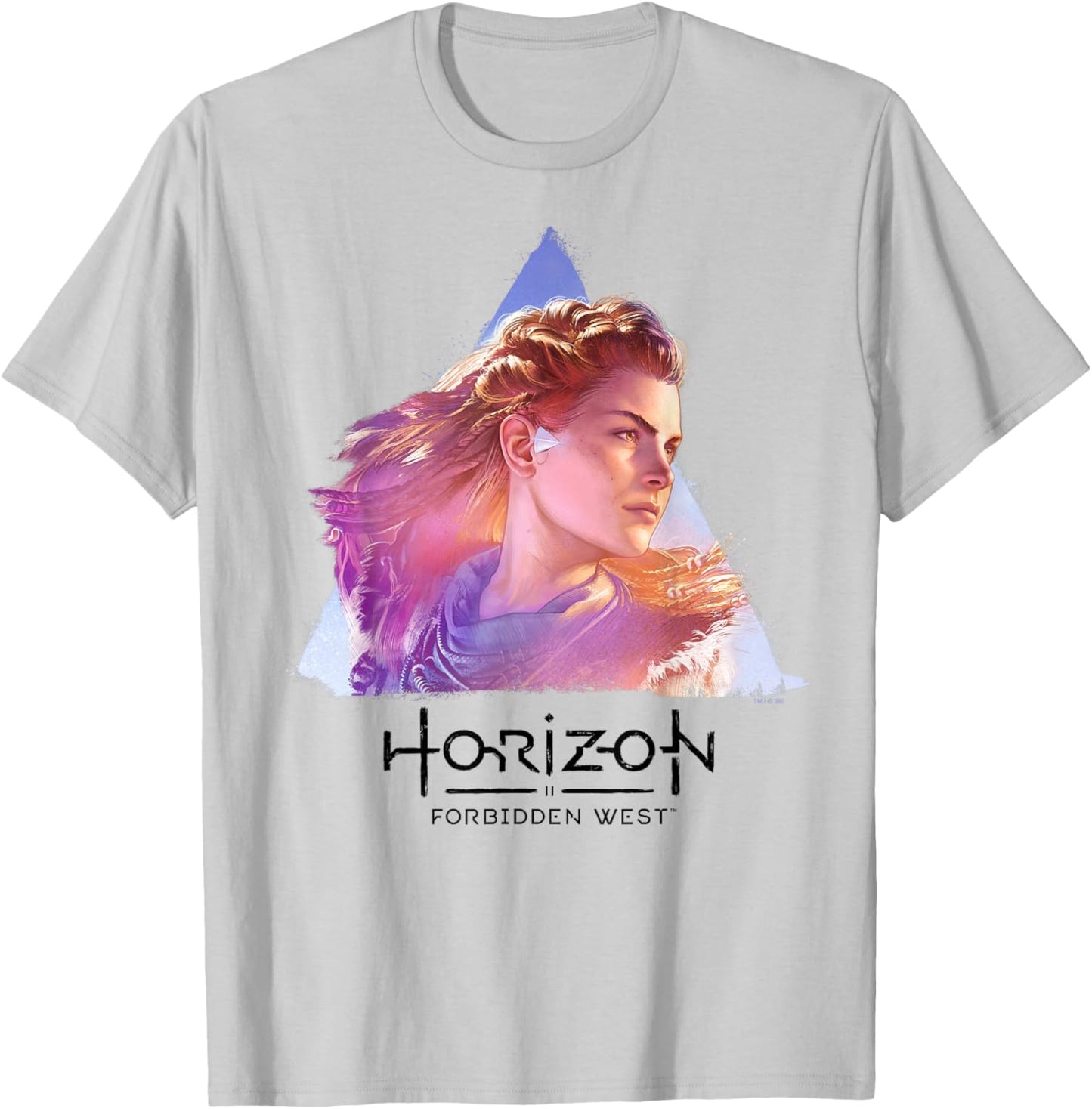 Horizon Forbidden West Aloy Portrait T-Shirt - T-Shirt | Ash