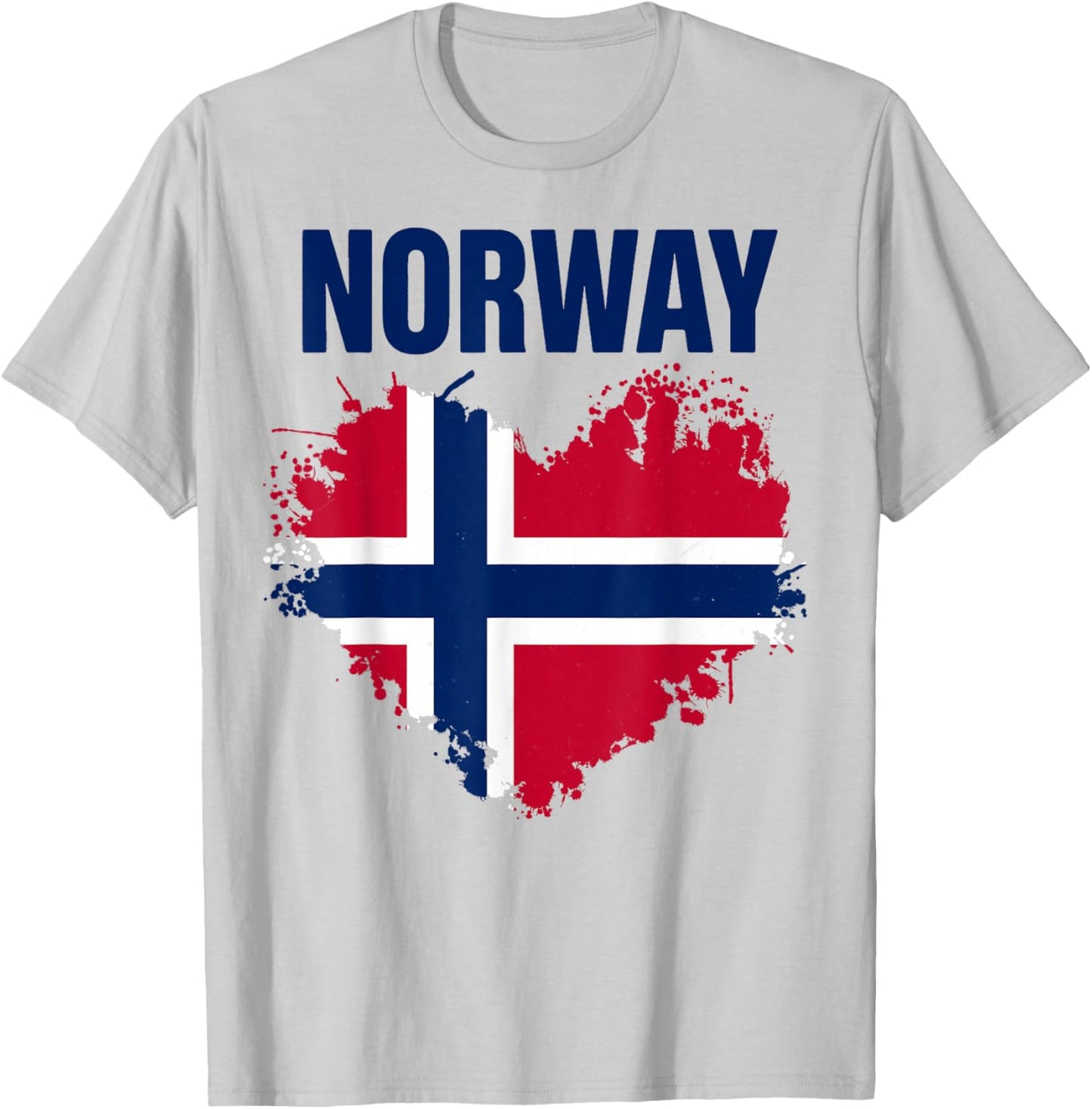 Norway Flag Outfit Idea & Norge Norwegian Roots T-Shirt - T-Shirt | Ash