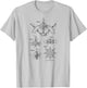 Nautical Vintage Sailing Boating Ship's Wheel Patent Sailors T-Shirt - T-Shirt | Ash
