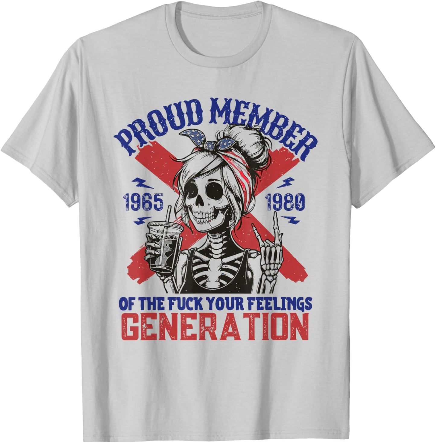Skeleton T-Shirt - T-Shirt | Ash