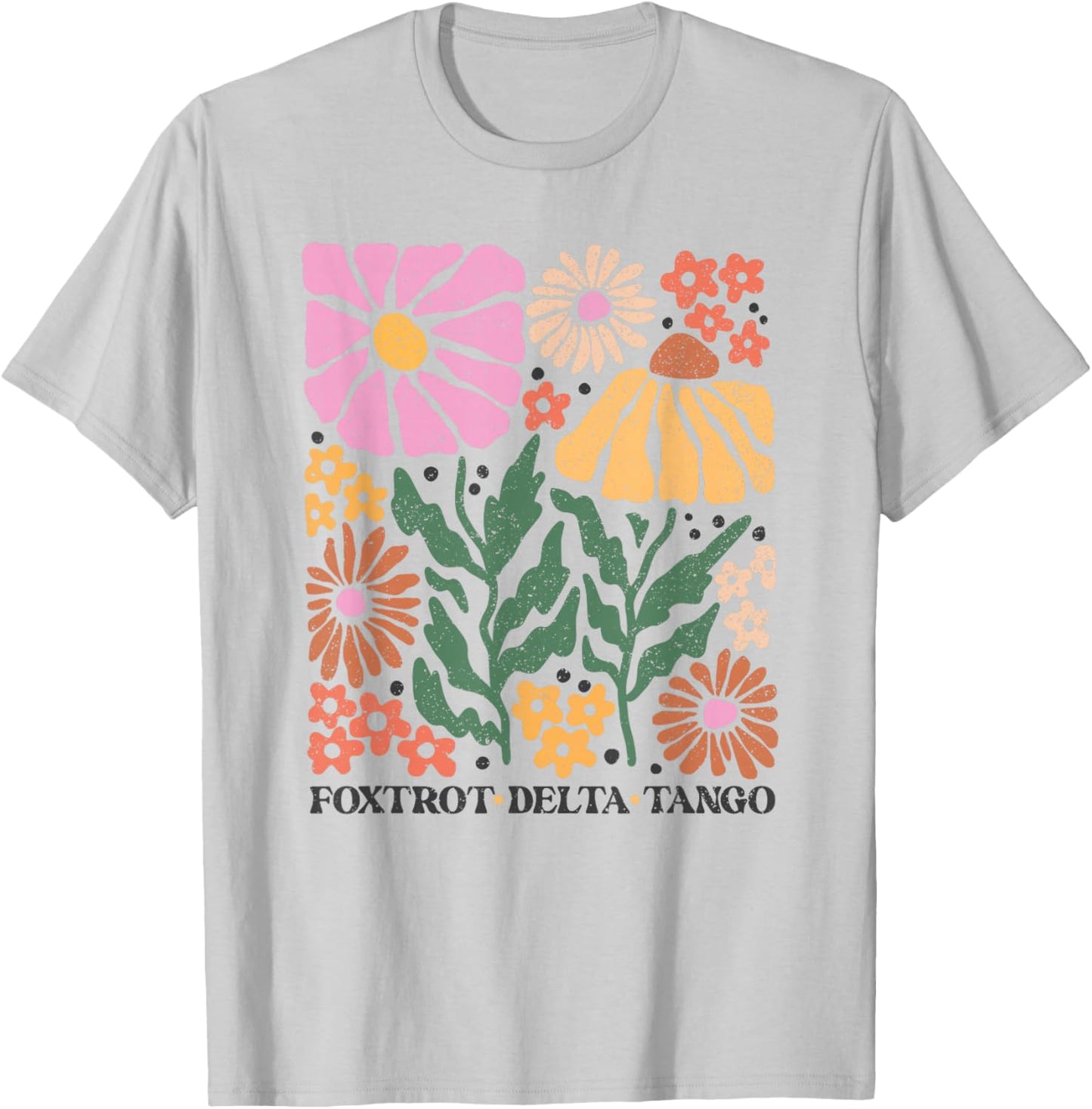 Subtle Anti-Trump Floral Boho , Not My President, Resist T-Shirt - T-Shirt | Ash