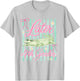 Striped Last Day of School Later 4th Grader Gator Alligator T-Shirt - T-Shirt | Ash