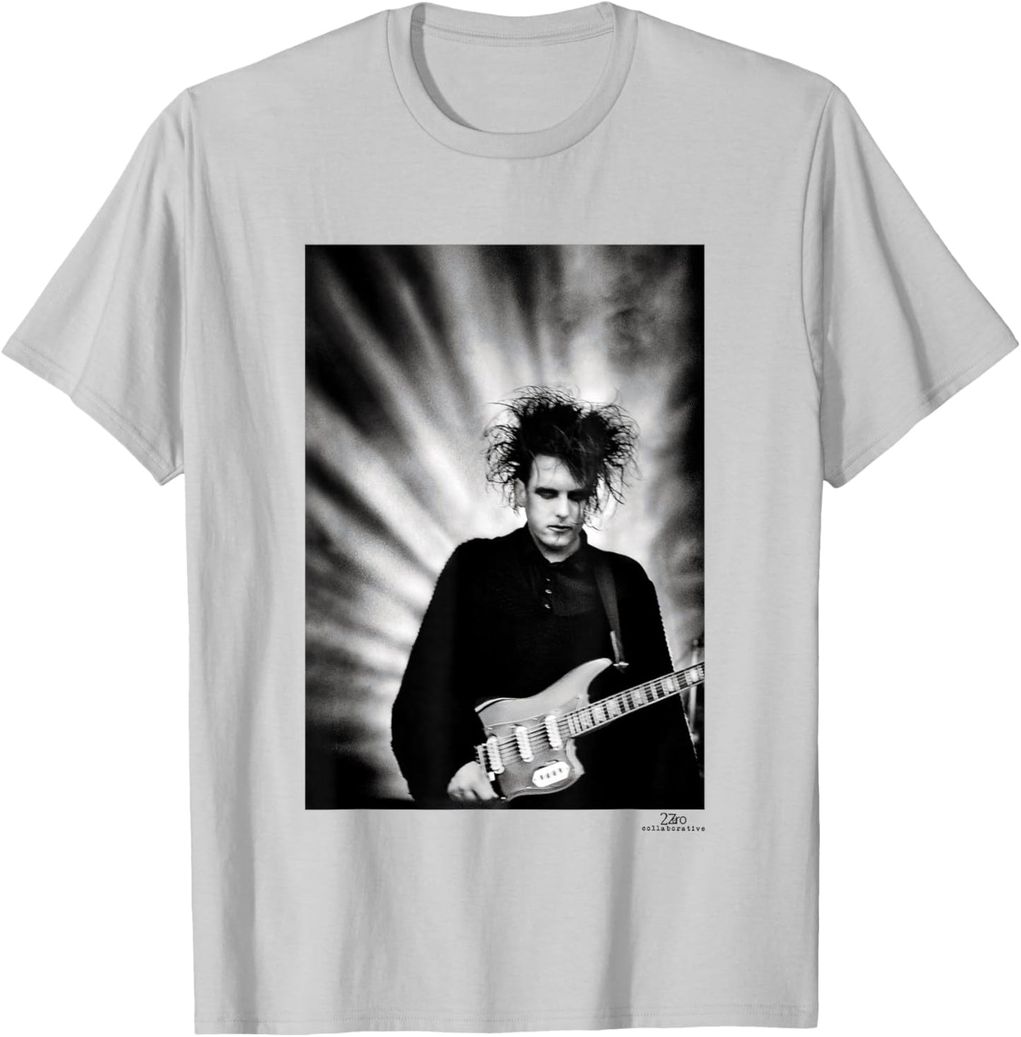 The Cure Robert Smith Prayer Tour by Phil Nicholls T-Shirt - T-Shirt | Ash